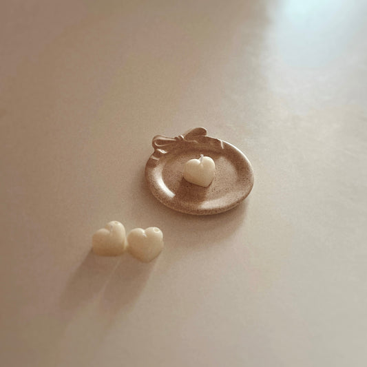 Ribbon Heart Candle Holders