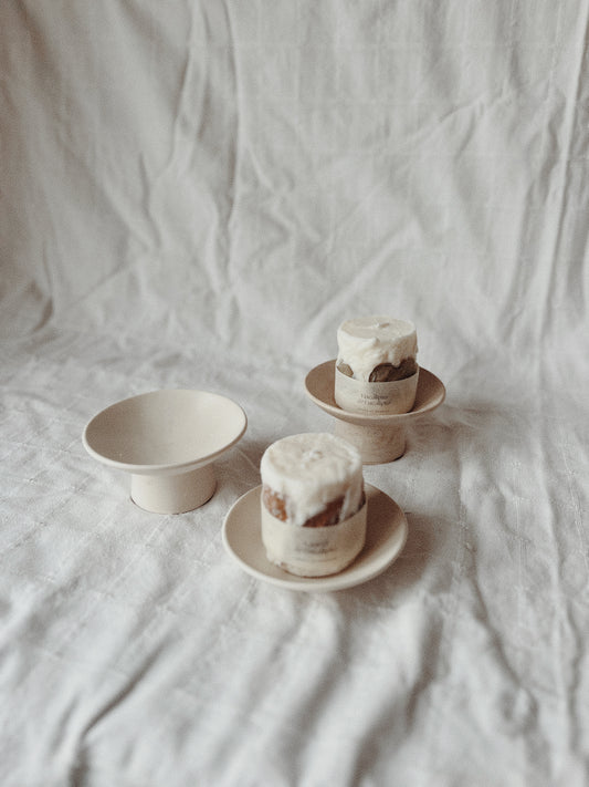 Velas Botánicas / Platos con o sin pie